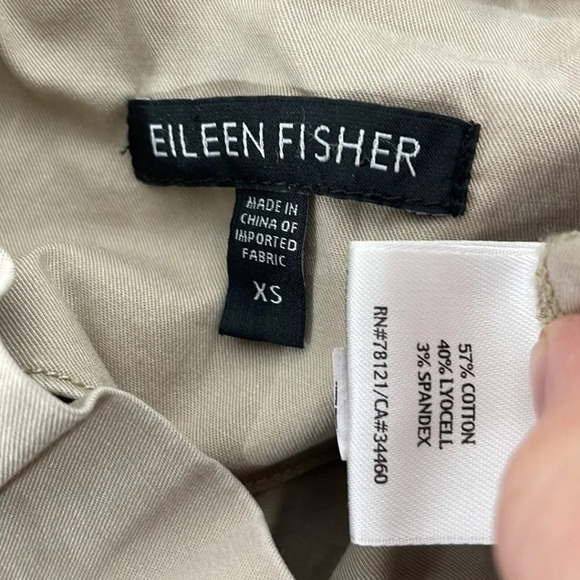 Eileen Fisher Jacket Button Front Collar Cream Size X Small XS - Picture 13 of 17
